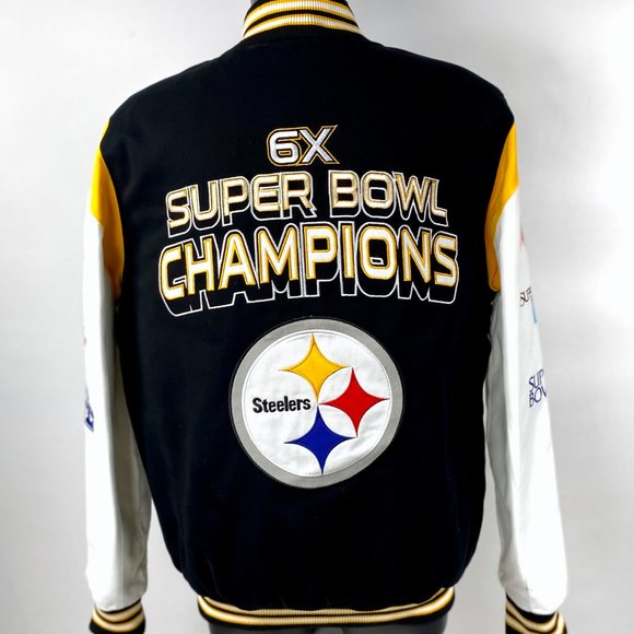Fall 2023 PITTSBURGH STEELERS TIME SUPERBOWL CHAMPIONSHIP JACKET